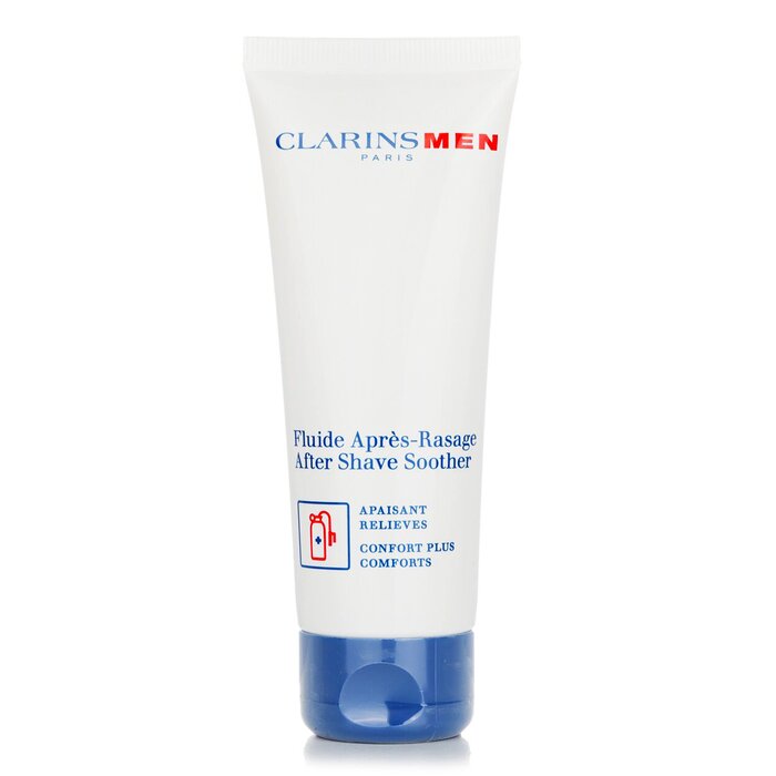 Clarins успокаивающий лосьон для мужчин после бритья с экстрактом гинкго билоба и алоэ вера, 75 мл