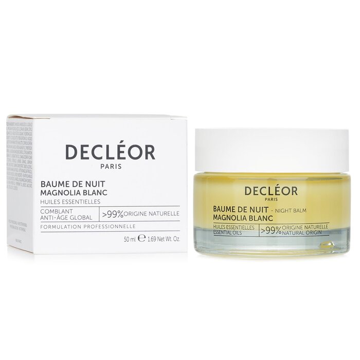 Бальзам для лица Decleor с эфирными маслами магнолии для ночного ухода, 50 мл