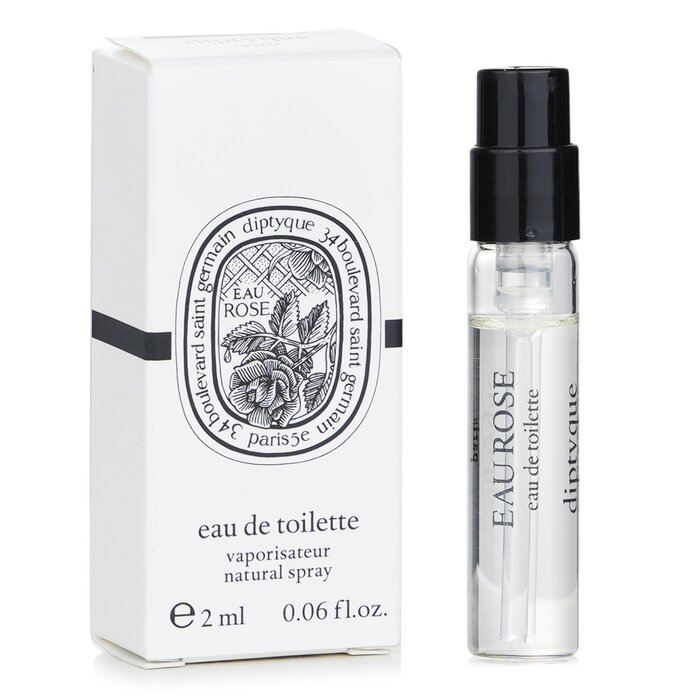 Diptyque туалетная вода Rose 2 мл — цветочно-фруктовый аромат для женщин с нотами жасмина и розы