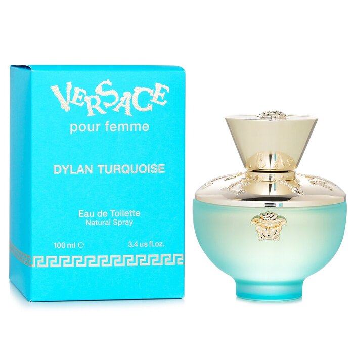 Versace Dylan Turquoise туалетная вода для женщин, цветочно-фруктовый аромат, 100 мл
