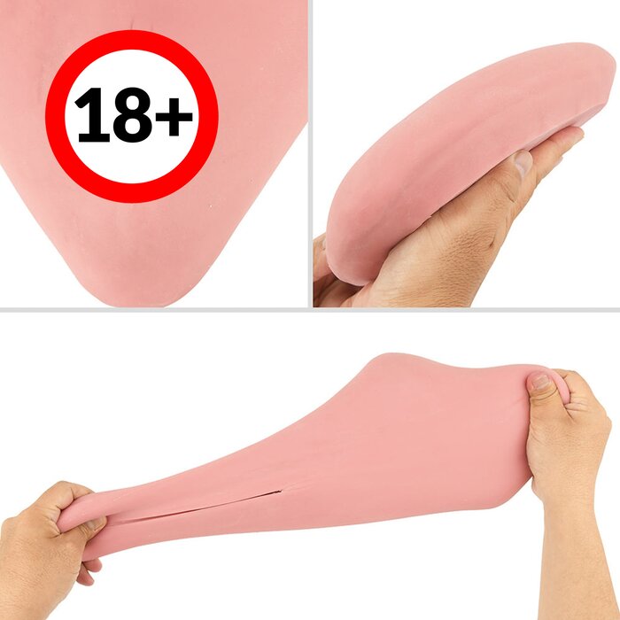 PEACH TOYS плоский мастурбатор Air Pad для мужчин с эффектом лизания и трения, 1 шт.