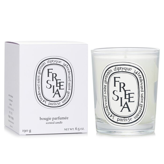 Ароматическая свеча Diptyque с ароматом фрезии 190 г для создания уюта и расслабляющей атмосферы