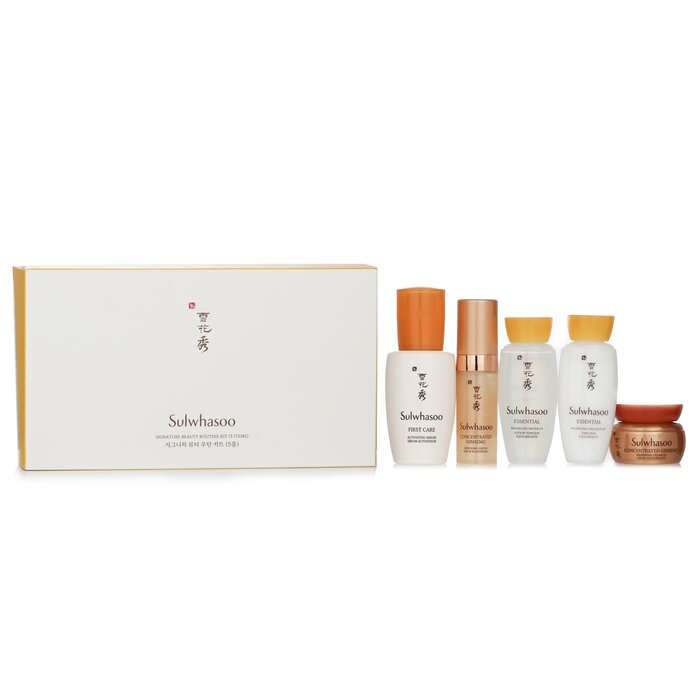 Подарочный набор для ухода за кожей Sulwhasoo с экстрактом женьшеня, 5 предметов
