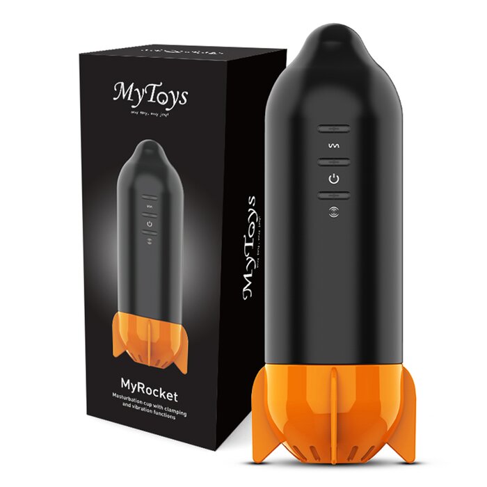 Мастурбационная чаша Mytoys с вибрацией и всасыванием из силикона 1 шт.