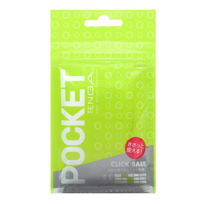 TENGA Pocket Click — одноразовая игрушка для взрослых с уникальной текстурой, адаптирующаяся к формам тела, 1 шт.