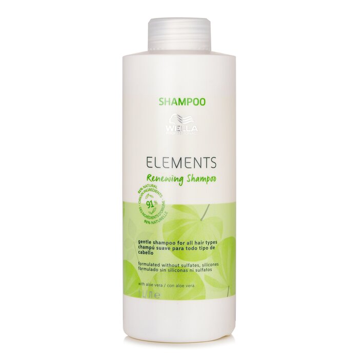 Восстанавливающий шампунь для волос Wella Elements с комплексом NuTREE, 1000 мл