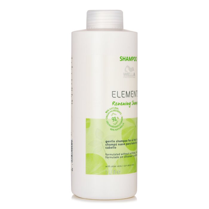 Восстанавливающий шампунь для волос Wella Elements с комплексом NuTREE, 1000 мл