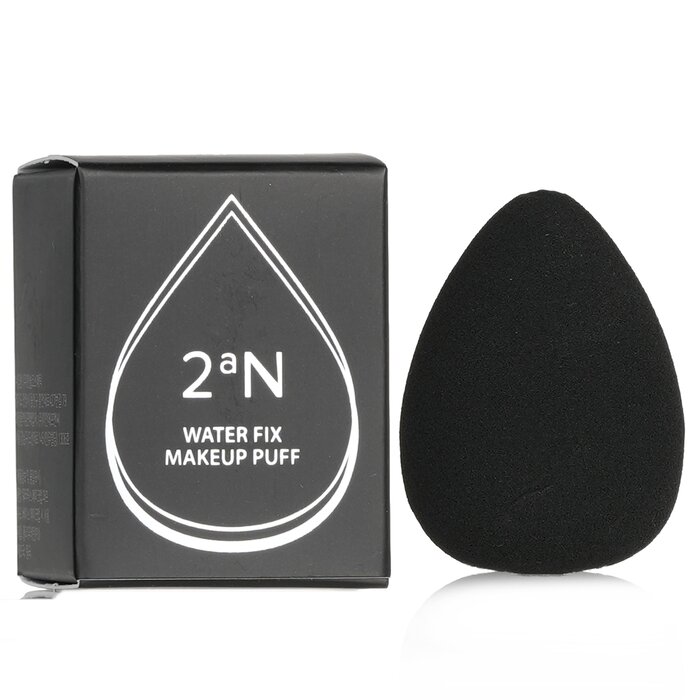 Губка для макияжа 2aN Water Fix, универсальная, черная, 1 шт.