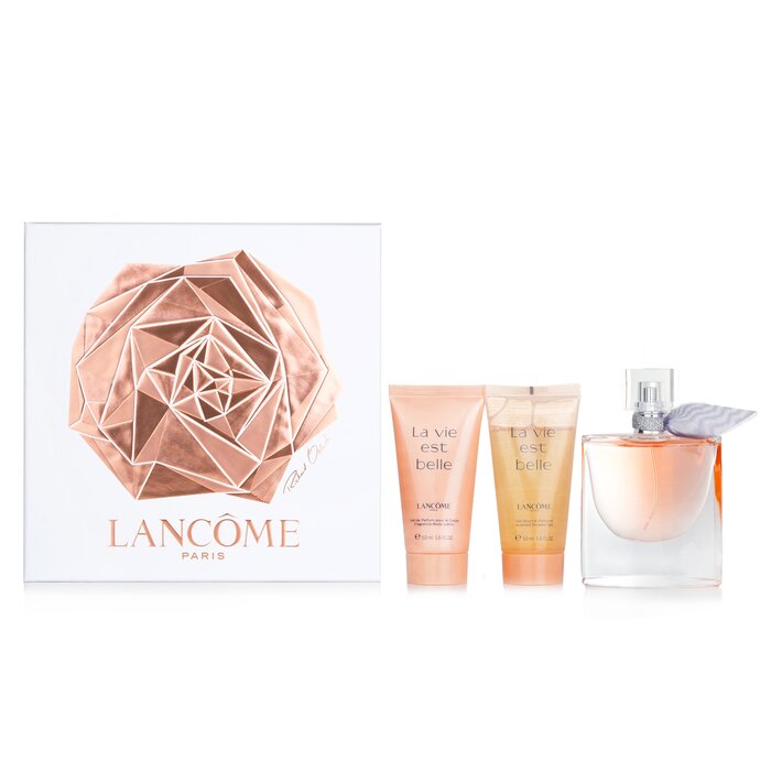 Набор La Vie Est Belle от Lancome: парфюм 50 мл, молочко для тела 50 мл, гель для душа 50 мл