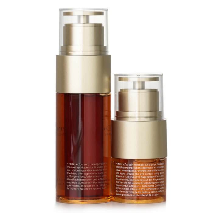 Набор сывороток для лица и глаз Clarins Double Serum 50 мл + 20 мл для антивозрастного ухода