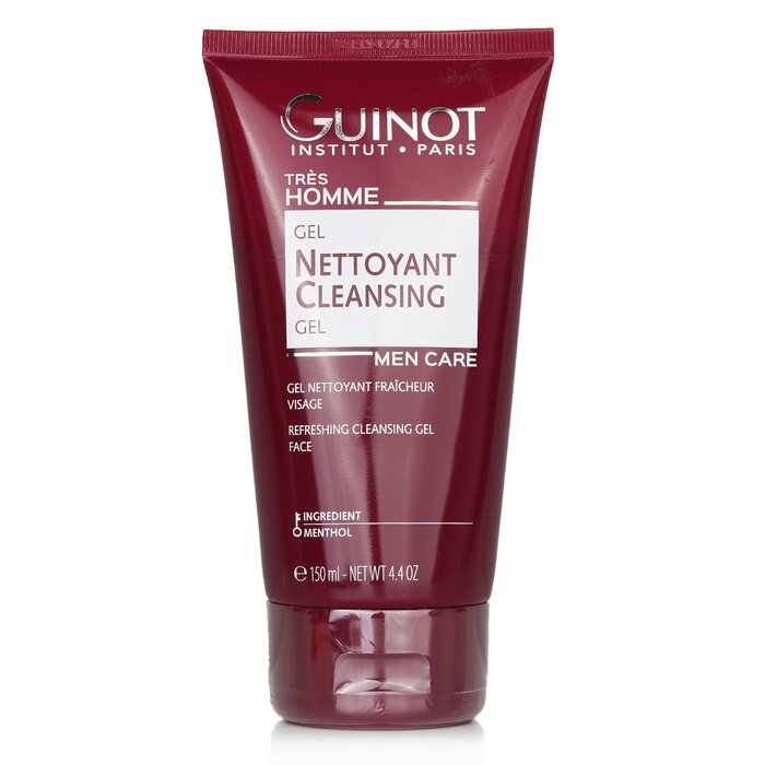 Очищающий гель для лица Guinot Tres Homme с активными компонентами, 150 мл