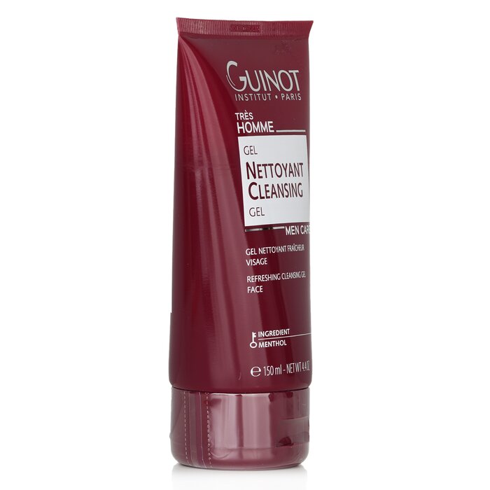 Очищающий гель для лица Guinot Tres Homme с активными компонентами, 150 мл