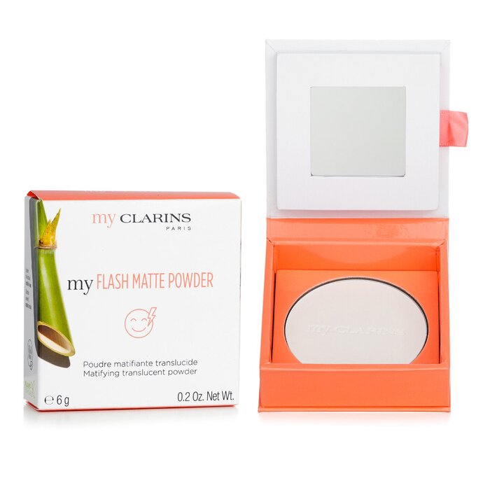 Clarins матирующая пудра с экстрактом бамбука для лица, 6 г