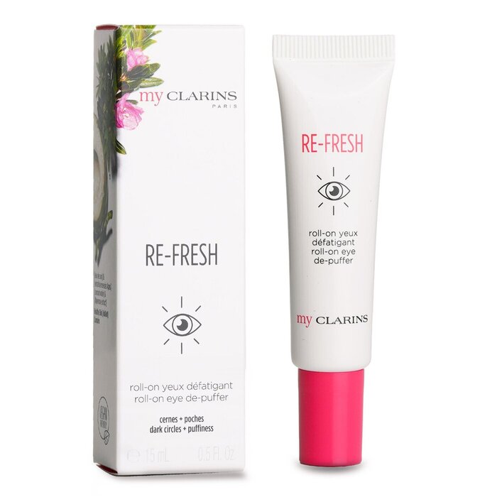 Clarins роликовое средство для кожи вокруг глаз с кофеином и экстрактом альпийской розы, 15 мл