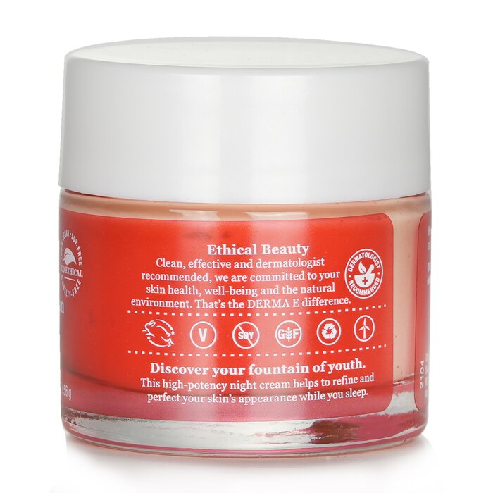 Ночной крем для лица Derma E с астаксантином и пинигалолом, 56 г