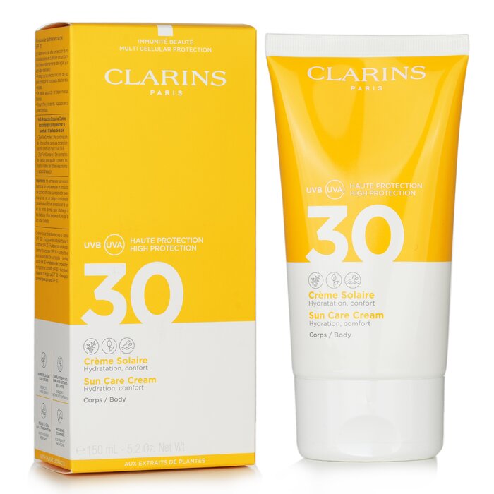 Солнцезащитный крем для тела Clarins SPF 30, 150 мл