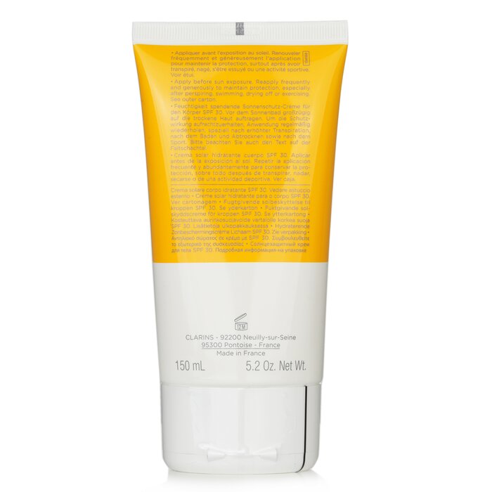 Солнцезащитный крем для тела Clarins SPF 30, 150 мл