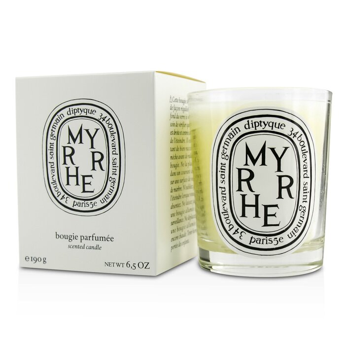 Ароматическая свеча Diptyque с ароматом мирры 190 г для создания уютной атмосферы
