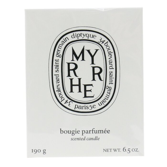 Ароматическая свеча Diptyque с ароматом мирры 190 г для создания уютной атмосферы