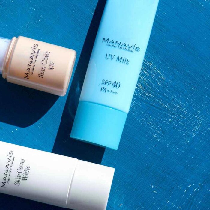 Крем для лица Manavis UV Milk с SPF 40 PA++++, защита от UV и инфракрасного излучения, 30 г