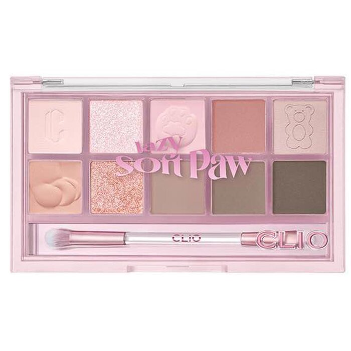 палетка теней для век clio x an yu, 10 оттенков, высокая стойкость и яркая пигментация