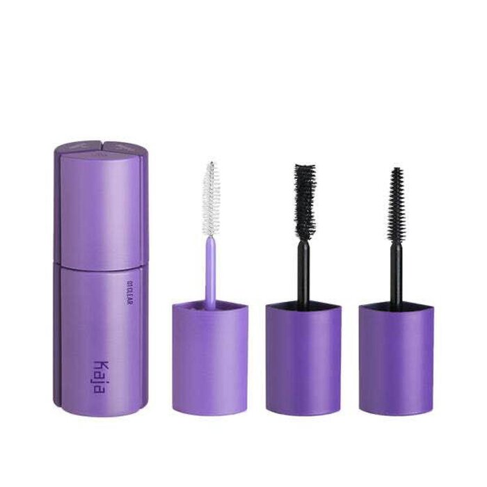 Набор тушей для ресниц KAJA Beauty: праймер, объемная и удлиняющая тушь