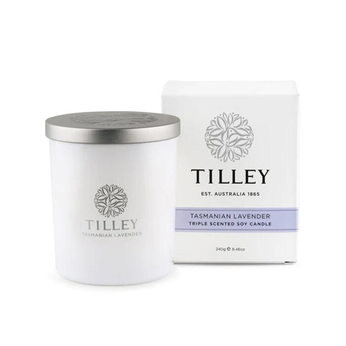 Свеча Tilley с ароматом Тасманийской лаванды, 240 г