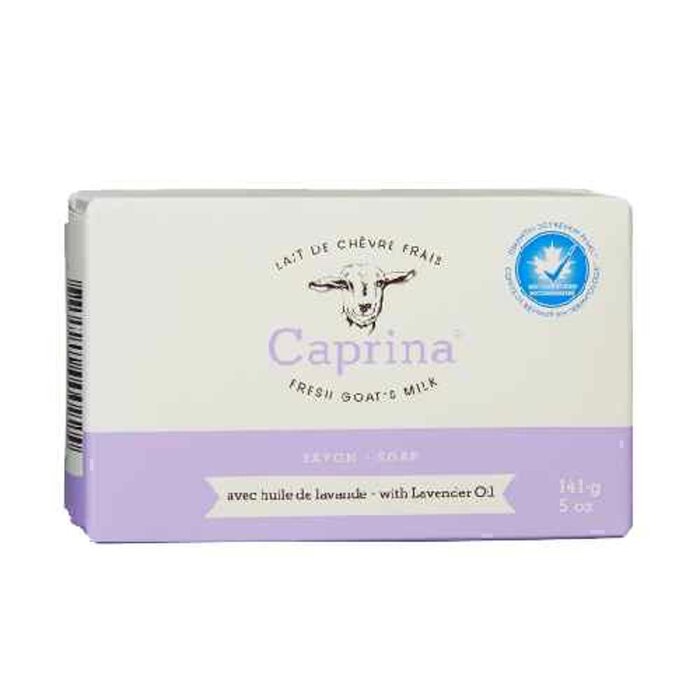 Натуральное мыло для душа Caprina с молоком козы и маслом ши 141 г Эвкалипт и мята