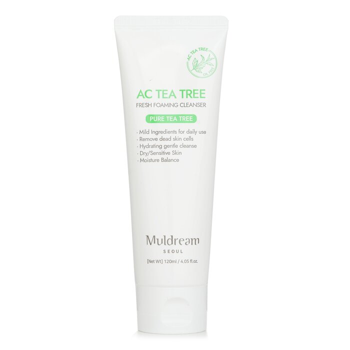 Очищающая пенка для лица с экстрактом чайного дерева Muldream AC Tea Tree Fresh, 120 мл