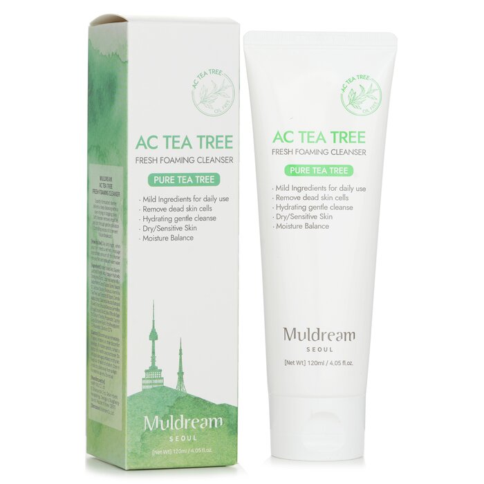 Очищающая пенка для лица с экстрактом чайного дерева Muldream AC Tea Tree Fresh, 120 мл