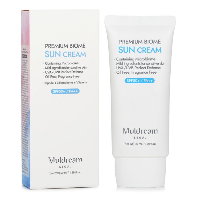 Крем для лица Muldream с протеинами и растительными экстрактами, SPF50+/PA++, 50 мл