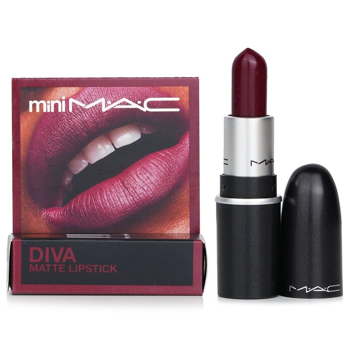 Миниатюрная помада MAC # Diva с матовым финишем для губ, 1.8 г