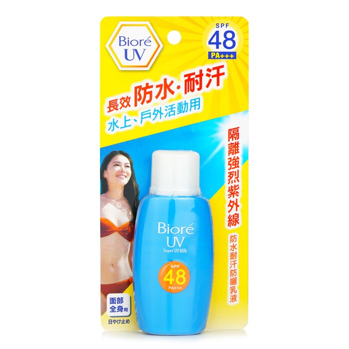 Солнцезащитное молочко Biore Super UV Milk SPF 48 PA+++ для лица и тела, 50 мл