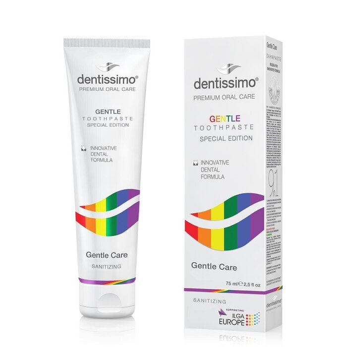 Dentissimo зубная паста Gentle Care с антибактериальным эффектом для чувствительных зубов 75 мл
