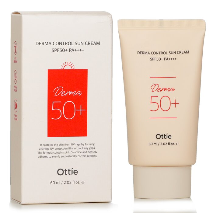 Крем для лица Ottie Derma Control с SPF50+ PA++++ для чувствительной кожи, 60 мл