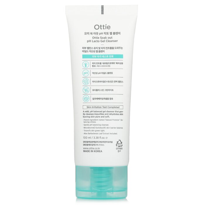 Soak Out pH Lacto Gel Cleanser 100ml/3.38oz