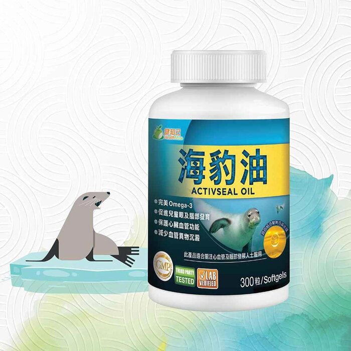 Масло Healthmate ActivSeal для детей, поддерживающее здоровье дыхательной системы и развитие мозга, 300 мл