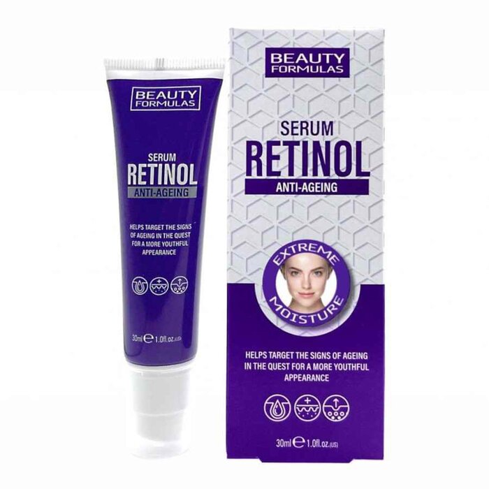 Сыворотка с ретинолом для лица Beauty Formulas, 30 мл — антивозрастной уход с аргановым маслом и витаминами E