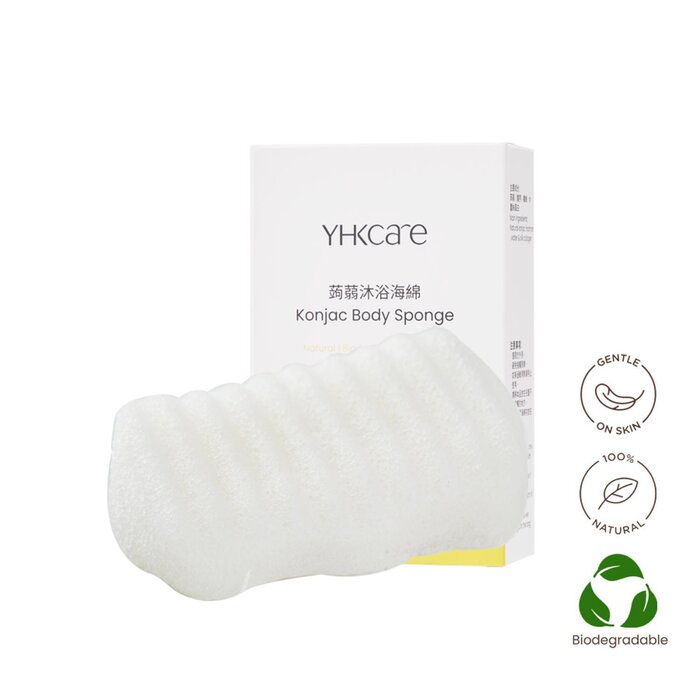 Губка для тела YHKCARE с шелковым коллагеном, 1 шт.