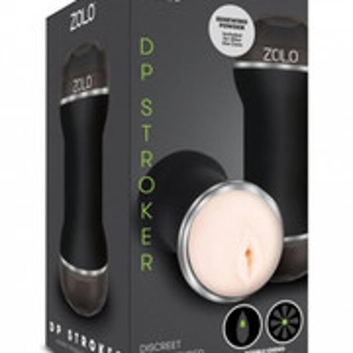 Мастурбатор DP с двойными входами и Renewing Powder для вагинального и анального удовольствия, фиксированный размер