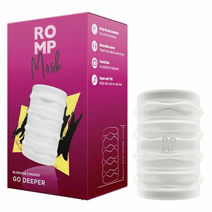 ROMP Mosh — мануальный мастурбатор с текстурированным интерьером для глубокого удовольствия, 1 шт.