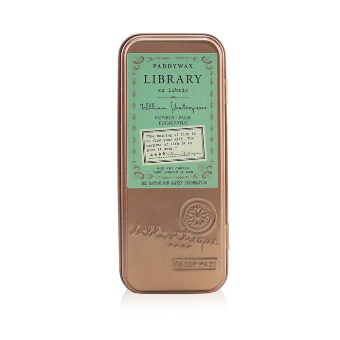 Ароматическая свеча Paddywax с ароматом Шекспира, 70 г