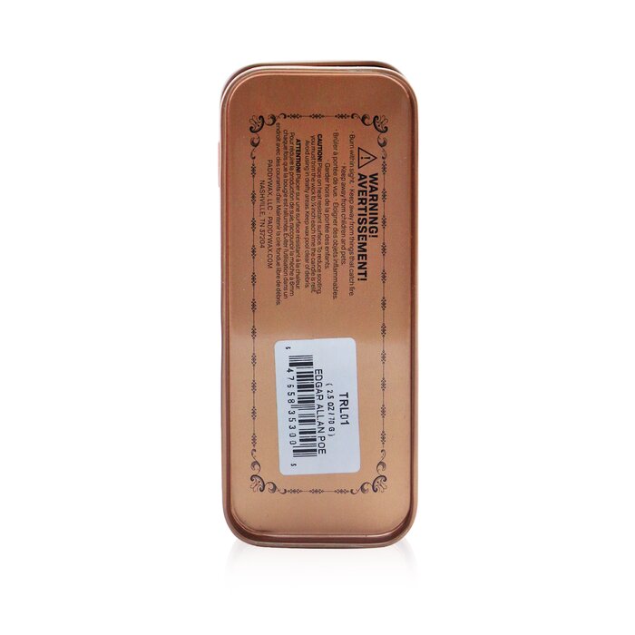 Свеча ароматическая Paddywax с соевым воском и хлопчатобумажным фитилем, 70 г, вдохновлённая Эдгаром По