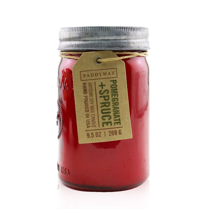 Ароматическая свеча Paddywax с гранатом и елью, 269 г