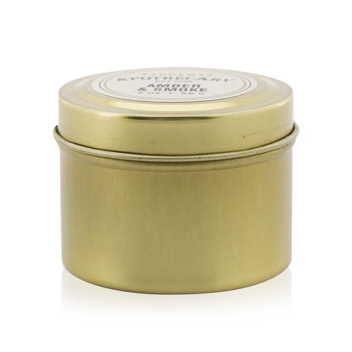Ароматическая свеча Paddywax «Янтарь и Дым» 56 г, соевый воск, уютная атмосфера, горение до 15 часов.