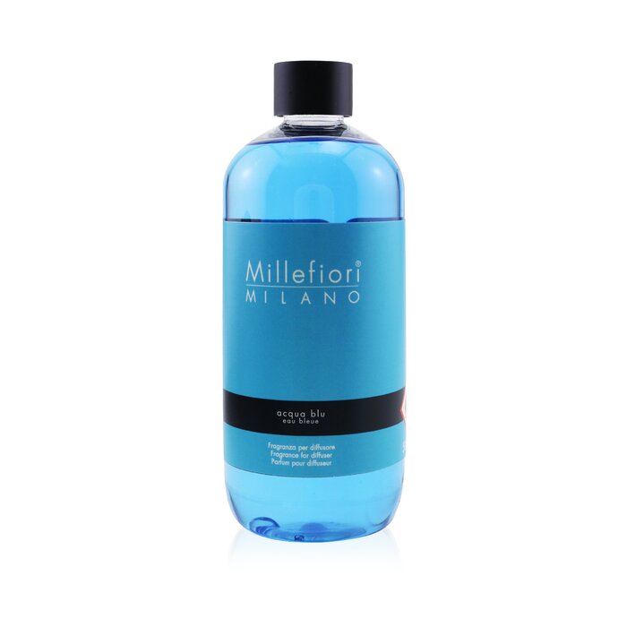 Перезаправка для ароматического диффузора Millefiori Acqua Blu, 500 мл — свежий морской аромат для дома
