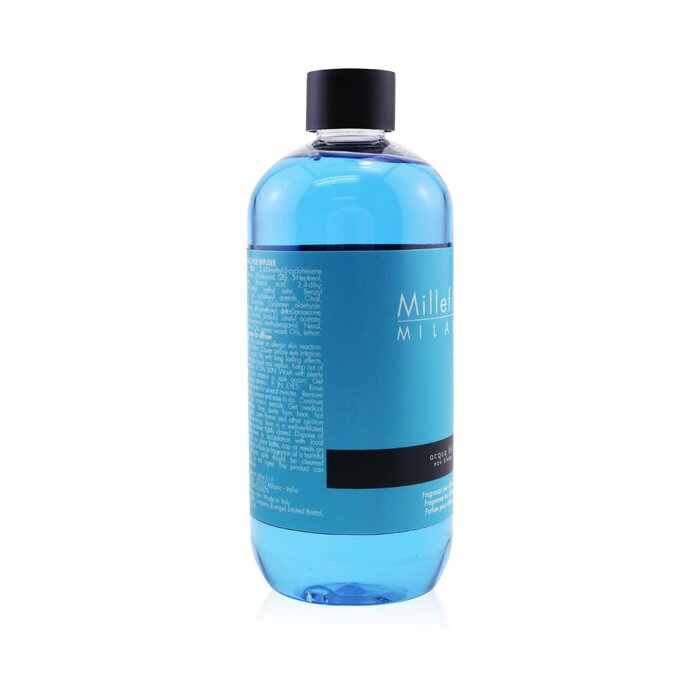 Перезаправка для ароматического диффузора Millefiori Acqua Blu, 500 мл — свежий морской аромат для дома