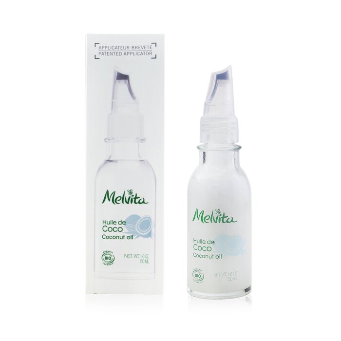 Кокосовое масло для волос Melvita, 50 мл — естественное питание и восстановление для всех типов волос