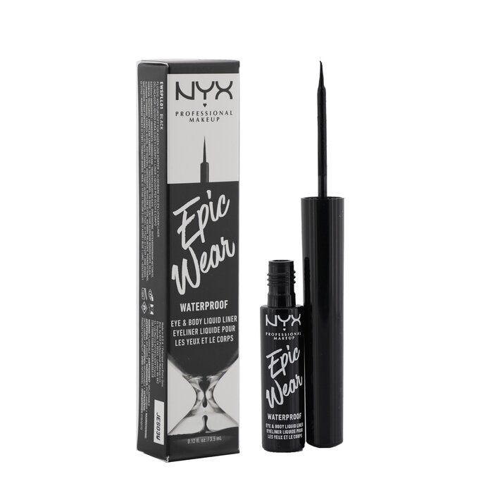 Жидкий лайнер NYX Epic Wear водостойкий для глаз и тела, матовый, 3.5 мл