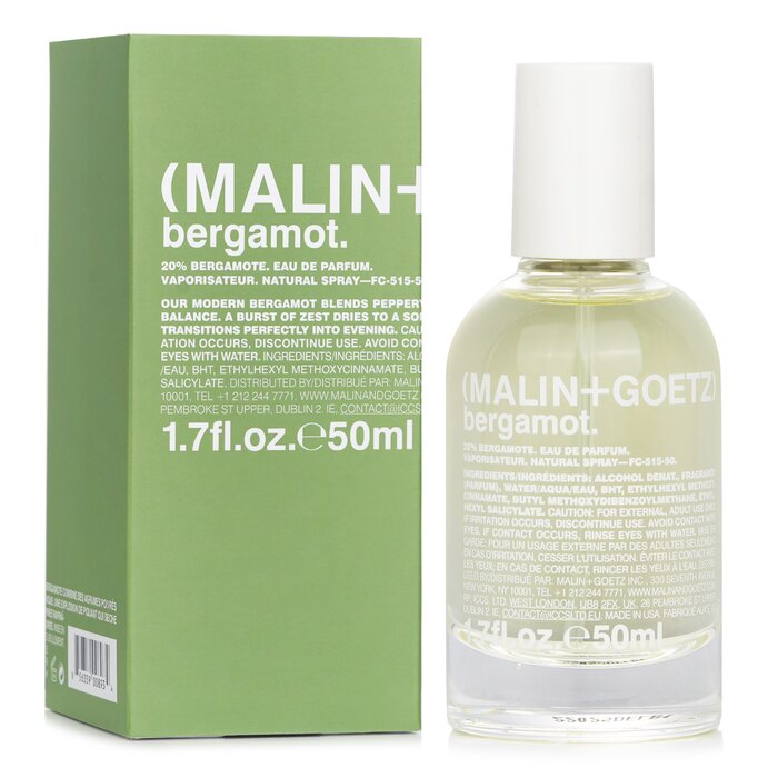 Парфюмированная вода Bergamot для мужчин и женщин с цитрусовыми нотами, 50 мл от MALIN+GOETZ